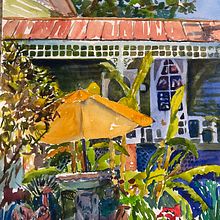 Pippi Longsticking garden . Fine Arts, Painting, Watercolor Painting, and Creativit project by mr8trjjn88 - 01.06.2025