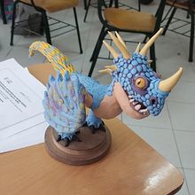 Dragon en plastilina. Sculpture project by nico_per15 - 01.07.2025