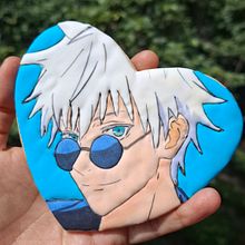 Galleta de anime gojo satoru. Un progetto di Design, DIY e Pittura di Daniela Garcia Sánchez - 07.01.2025