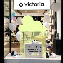 Proyecto de Escaparatismo Calzados Victoria. Spatial Design, and Graphic Design project by Sara Tarazona Yustes - 01.07.2025