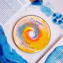 Capogiro music album. Traditional illustration, Drawing, Graphic Design, Br, ing, Identit, Watercolor Painting, and Packaging project by michela fruet - 01.07.2025