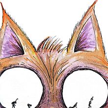 Creepy Cat. Watercolor Painting, Drawing, Character Design & Ink Illustration project by Sherose Renck - 01.07.2025