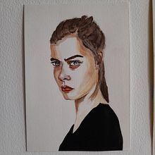 Primer retrato en acuarela. Un projet de Dessin de portrait, Illustration traditionnelle , et Aquarelle de kawaluana - 08.01.2025
