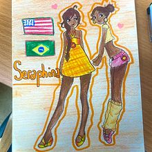 Seraphina's Groove. Drawing, Traditional illustration, and Design project by partcaca1 - 01.08.2025