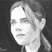 Jenna Louise Coleman. Projekt z dziedziny Portret, Sketchbook, Sketching i  Sztuki piękne użytkownika Christian Vela Carreras - 08.01.2025