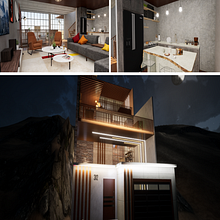 casa de playa tholinhouse . Arhitectură de interior, Design interior, Decorațiuni, Decorațiuni interioare, Design cu amănuntul și Design spațial de Marcia Fernanda Zapata Santur - 01.08.2025