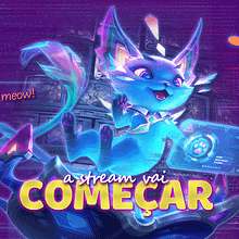 Stream Pack - Cyber Cat Yuumi (League of Legends). Content Marketing, Social Media, UX / UI, Video, and YouTube Marketing project by luiseesousa - 01.08.2025
