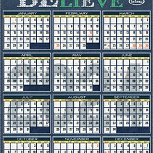 2024 Calendar. Un progetto di Graphic design di ashleyanegarlan - 09.01.2025