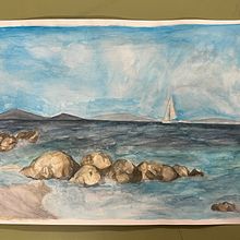 Paisatge amb aquarel·la. Un progetto di Pittura ad acquerello di tania_gandoyb - 09.01.2025