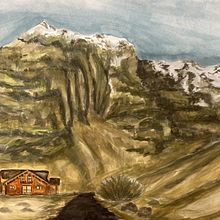 TGP Paisatge d'aquarel·la. Un projet de Aquarelle de Iris Osuna Pérez - 09.01.2025