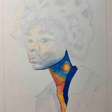Dibujo de retratos llamativos con lápices de colores Sección de cursos. Un proyecto de Dibujo con lápices de colores de Armando Vanega - 09.01.2025