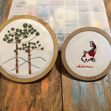 Meus primeiros bordados. Embroider, and Textile Design project by vanrhenriques - 01.09.2025