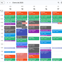 AGENDA - PRUEBA 1. Un projet de Conseil créatif, Gestion de la conception, Marketing , et Gestion et productivité de Sofía Contreras-Paredes - 09.01.2025