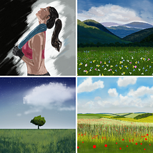Art Practice with Reference Images. Digital Illustration project by Maria Rodrigues - 01.10.2025