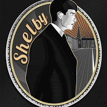 Thomas Shelby. Un projet de Illustration numérique, Illustration traditionnelle , et Gravure de Alysson Ramos - 10.01.2025