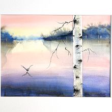 Atmospheric Landscapes. Projekt z dziedziny  Sztuki piękne,  Malarstwo i Malowanie akwarelą użytkownika Eli Sivertsen - 11.01.2025