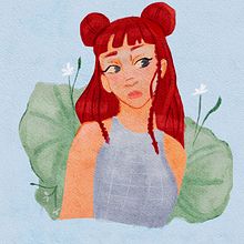 My final project for the cartoon-style character portraits with procreate . Design de caractere, Desen digital, Ilustrație digitală și Pictură digitală de Eleonora Miears - 01.11.2025