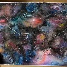 Osa mayor y osa menor. Un progetto di Belle arti, Pittura, Illustrazione tradizionale e Pittura ad acquerello di Gabriela Tinoco - 11.01.2025