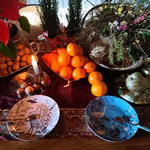 Natale in tavola. Een project van  Interieurdecoratie, DIY, Bloem- en plantenschikken y  Interieur van Tiziana Tesio - 12.01.2025