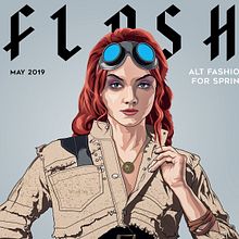 FLASH MAGAZINE. Un proyecto de Ilustración digital, Ilustración vectorial, Diseño editorial y Diseño gráfico de David Roi Corral Naveira - 12.01.2025