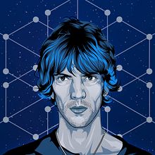 RICHARD ASHCROFT. Digital Illustration, Vector Illustration, and Portrait Drawing project by David Roi Corral Naveira - 01.12.2025