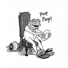 Toad - from the Story "The Wind in the Willows". Traditional illustration, and Drawing project by Yair Katz - 01.12.2025