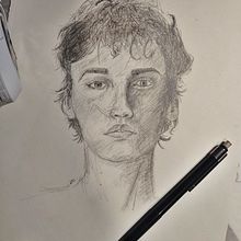 Retrato Lucas 2025. Projekt z dziedziny  R, sunek, Portret, Sketchbook, Sketching i  Sztuki piękne użytkownika lucasalcantaram10 - 12.01.2025