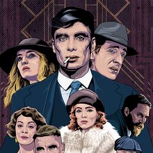 PEAKY BLINDERS. Un projet de Illustration numérique, Illustration vectorielle , et Conception d'affiches de David Roi Corral Naveira - 12.01.2025