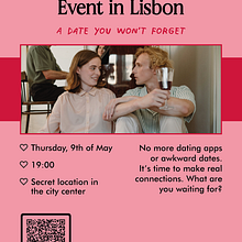 Unusual speed dating. Cop, and writing project by Joana Leong - 01.13.2025