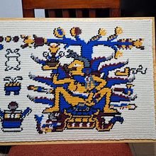Mayáhuel Códice Laud | Crochet. Un progetto di Uncinetto, Fiber Art, Creatività e Design di Cindy Serrato - 13.01.2025