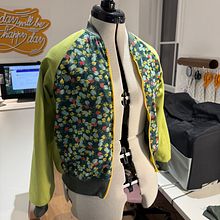 Bomber Taille 6. Fashion Design, Patternmaking, Dressmaking, and Sewing project by Caroline Dejasse - 01.13.2025