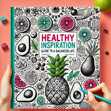 "Inspiración Saludable: Guía para una Vida Equilibrada". Projekt z dziedziny Sztuczna Inteligencja, Uważność, Kreat, wność, Med i tacja użytkownika Salomé Santander Zambrano - 13.01.2025