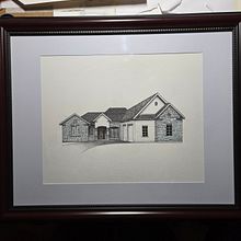 Christmas gift. Un projet de Illustration architecturale, Dessin artistique, Dessin, Dessin au cra , et on de j_pickering_design - 13.01.2025