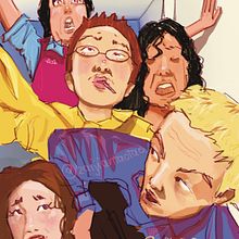 A band Illustration  . % zaijiantaotao tarafından hazırlanan Dijital İllüstras, on, Animas, onlu İllüstras, Ve on projesi - 01.13.2025