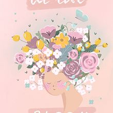 Let life bloom. Un progetto di Calligrafia, Lettering digitale e Instagram di nadjamarx5 - 13.01.2025