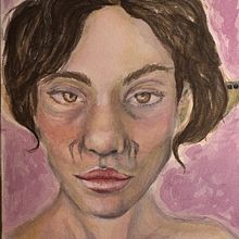 Adaptation. Fine Arts, Portrait Drawing, Traditional illustration, Painting, and Watercolor Painting project by Kellin - 01.14.2025