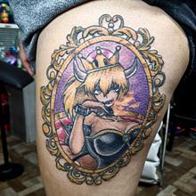 Bowsette. Digital Drawing, Digital Illustration, Drawing, Traditional illustration, and Tattoo Design project by Polo Chávez - 01.14.2025