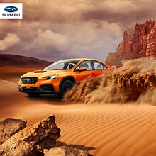 Subaru Desierto. Photograph, Photograph, Post-production, Photo Retouching, Advertising, and Commercial Photograph project by Josué Emmanuel Olalde Mendoza - 01.14.2025