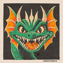 Dragon. Digital Illustration project by Chelsea - 01.14.2025
