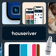 Houseriver - Rebrand. Br, ing e Identidade, Direção de arte, e Design gráfico projeto de Ifeoluwa Awowoye - 15.01.2025