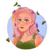 Rosa Pastel. Character Design, Digital Drawing, Digital Illustration, and Digital Painting project by Karla Camila Ramirez Acosta - 01.15.2025
