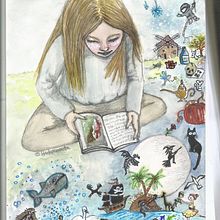 Aventuras mágicas. Un proyecto de Ilustración tradicional, Dibujo, Creatividad, Ilustración infantil, Dibujo artístico e Ilustración editorial de Nieves Ferragut - 15.01.2025
