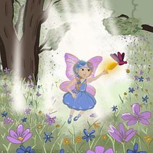 Fairy magic. Children's Illustration, Digital Illustration, Digital Painting, and Picturebook project by alinebrandao - 01.15.2025