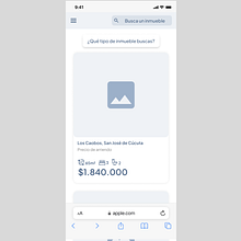 Inmobiliaria . Projekt z dziedziny Projektowanie aplikacji, Projektowanie aplikacji mobiln, ch, UX / UI, Projektowanie produktu c i frowego użytkownika Daniel Santiago Gutiérrez Arias - 15.01.2025
