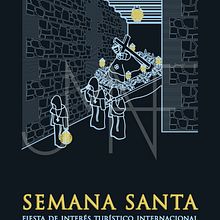 Cartel Semana Santa Toledo 2025 (PROPUESTA). Design, Poster Design, Graphic Design, Events, Digital Illustration, and Vector Illustration project by Jose María Aguado - 01.16.2025