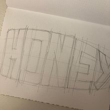 Honey. Un progetto di Disegno, Artigianato, Lettering, H e lettering di Tania Ceccoli - 16.01.2025
