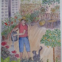 Green Smuggler. Traditional illustration, Drawing, Watercolor Painting, Stor, telling, and Sketching project by akhasanova - 01.16.2025
