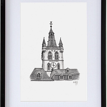 Trier Saint Peter's Cathedral.. Architectural Illustration, Artistic Drawing, Drawing, and Pencil Drawing project by Bertrand Haulotte - 01.16.2025