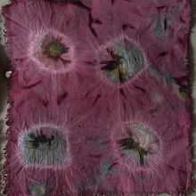 Shibori technique and Natural dyeing. Arts, Crafts, Fashion Design, Fiber Arts, Jewelr, Design, Textile Design, Textile D, and eing project by Zeynep FIRAT - 01.17.2025