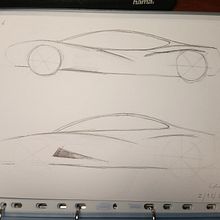 Progetto auto sportiva. Design, Industrial Design, Product Design, and Sketching project by Simone Iacomucci - 01.18.2025